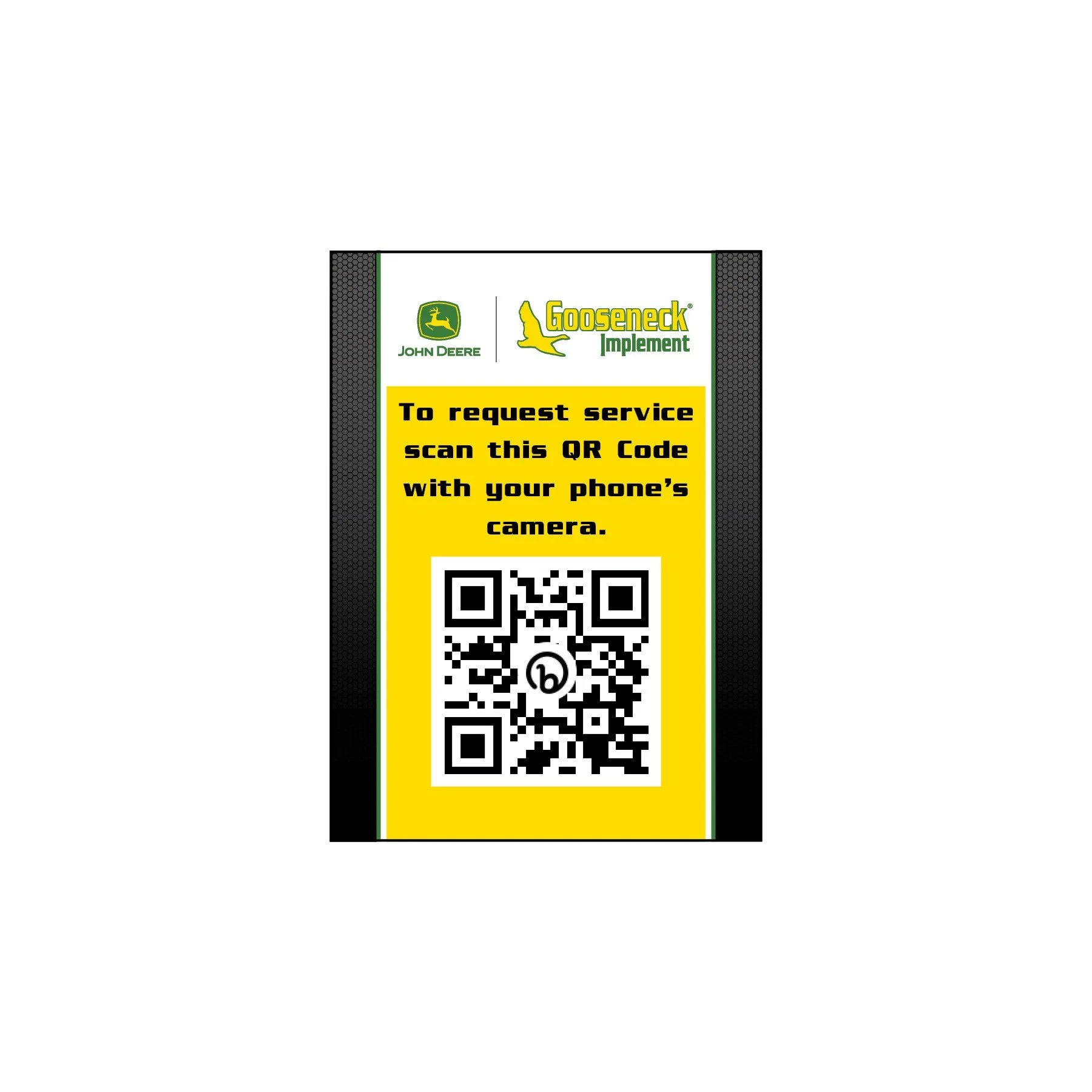 QR Code Stickers/Cab Clings — Shop Gooseneck